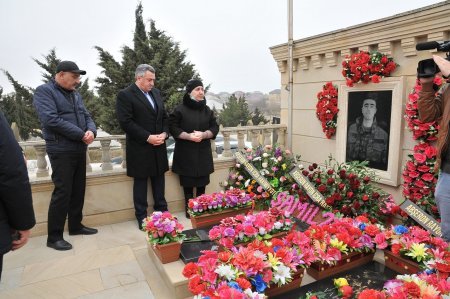 Abşeron rayonunda şəhid ailələri ziyarət edildi