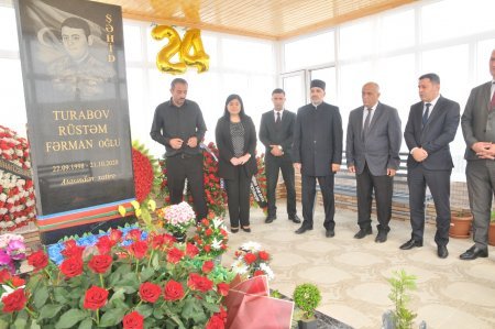 Abşeron rayonunda şəhid Rüstəm Turabovun doğum günü qeyd edilib