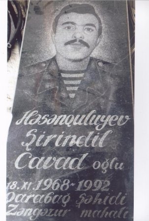 ŞİRİNDİL CAVAD OĞLU HƏSƏNQULUYEV